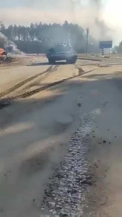 Ukrainian Army engaging Russian troops near Ivankiv, Kyiv Region