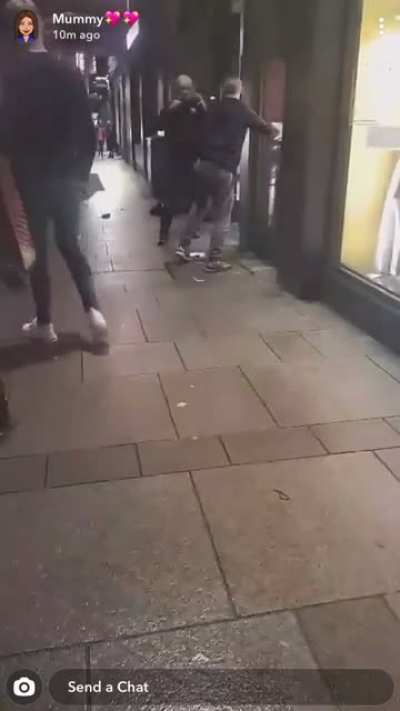 Mc Donalds bouncer slam this dude into the veggie section