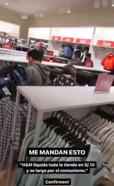 H&amp;amp;M se va del Peru
