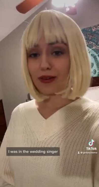 My 90&rsquo;s Drew Barrymore impression