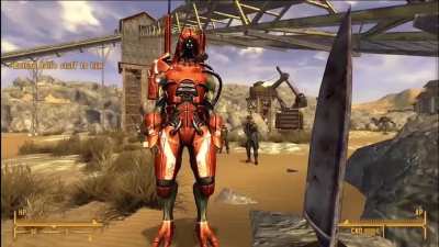"We done with the deathclaws now?"