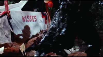 Unknown snatched by a fishman (Humanoids From the Deep, 1980)
