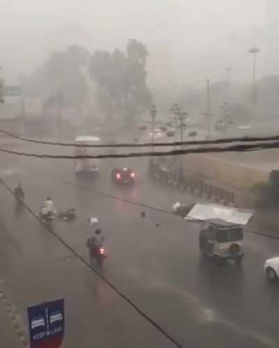 Billboard fell off hitting bikers (unknown date)