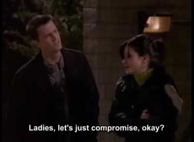 I find it so hilarious how logical Joey is about the problem