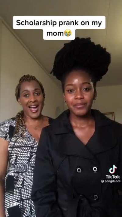 Daughter pranks mom with fake scholarship application video (Shabine: slang for light skinned black woman)