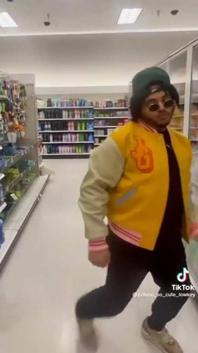 Asking a couple to film in target