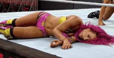 Sasha looking so weak