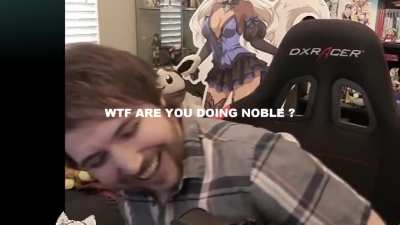 So I saw something SUS in Noble's stream
