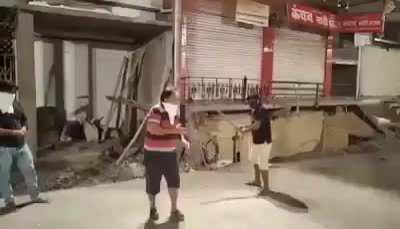 Corona lockdown enforcement, India