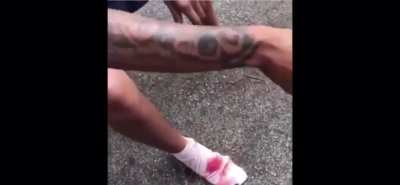 Man decides to play russian roulette with his feet