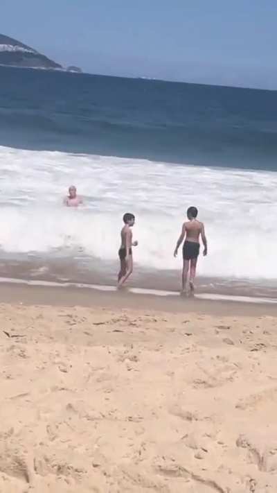 He threw the 