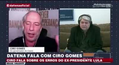 Ciro Gomes explica porque n&atilde;o d&aacute; pra votar em Lula de novo