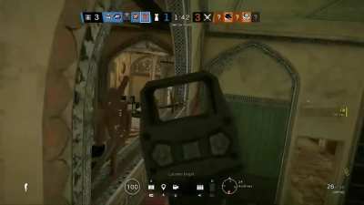 I don&rsquo;t know if someone already figured this out but there&rsquo;s a gap on the top of a castle barrier. I feel like this could be a nice shoot line for people breaking or placing something.