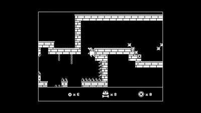 Gameplay of my 1-bit pixelart style game. I loved to draw this &amp;lt;3