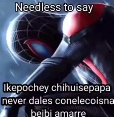 needless to say