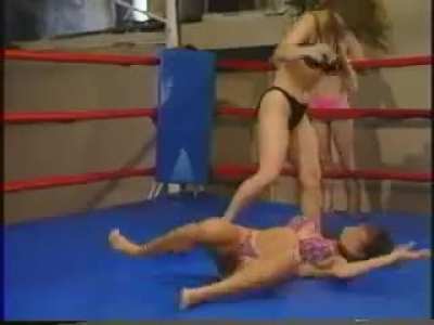 Lean big-haired brunette getting worked over part 2