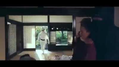 Chicken attack