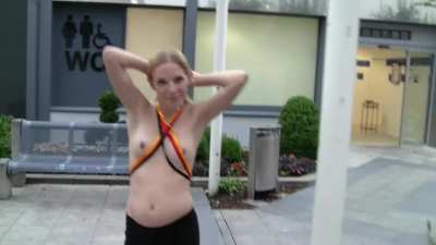 German Slut Facial and Cumwalk
