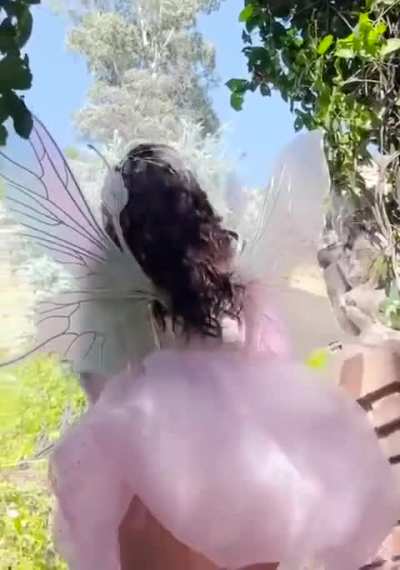 Jodi's outfit from her fairy tea party event