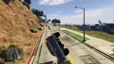 And he sticks the landing