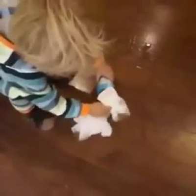 To try not to spill