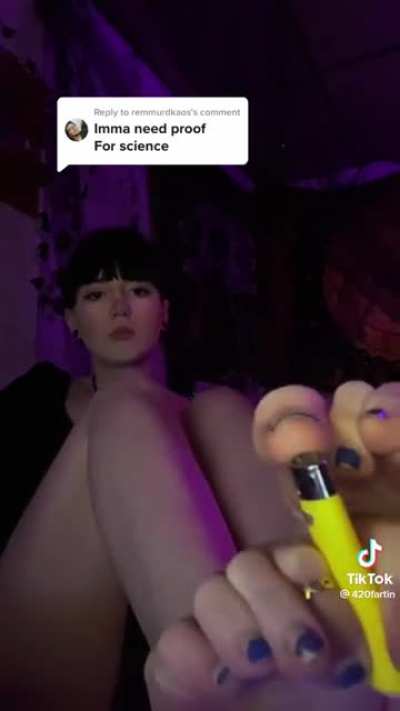 She usually never shows feet