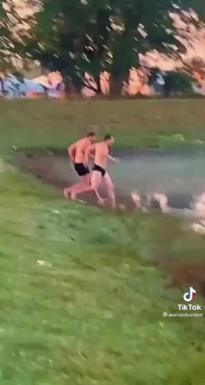 The boys wanna go swimming 🏊&zwj;♂️