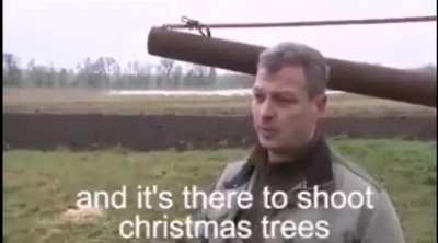 A christmas tree cannon?