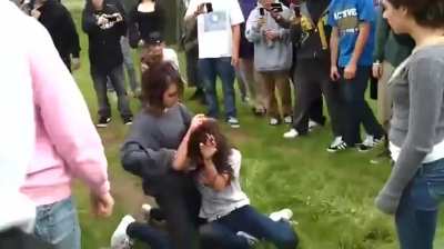 high school girls fight