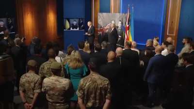 President Zelensky Winston Churchill Leadership Award acceptance speech (in English)