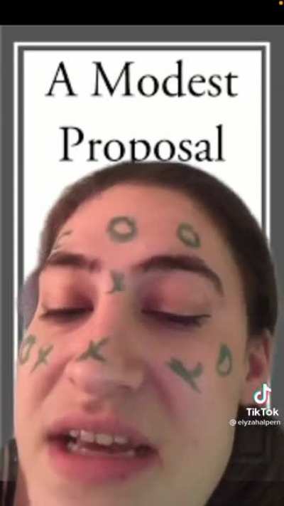 A Modest Proposal