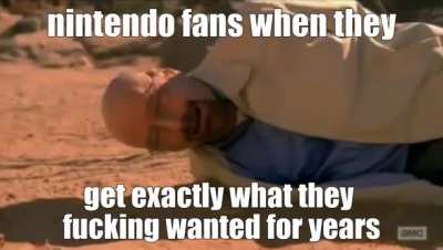 "heres that 3d mario collection youve been asking for" "NO NOT LIKE THAT!"