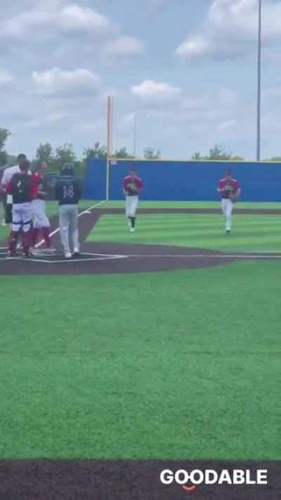 When he was 14, Wammer Mazey suffered a brain injury while playing baseball. After his recovery, at his first game back, this is what the opposing team did in his first at-bat.