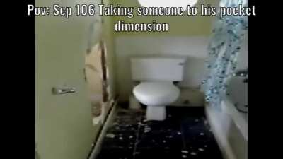 Scp 106 Dragging someone to his dimension be like