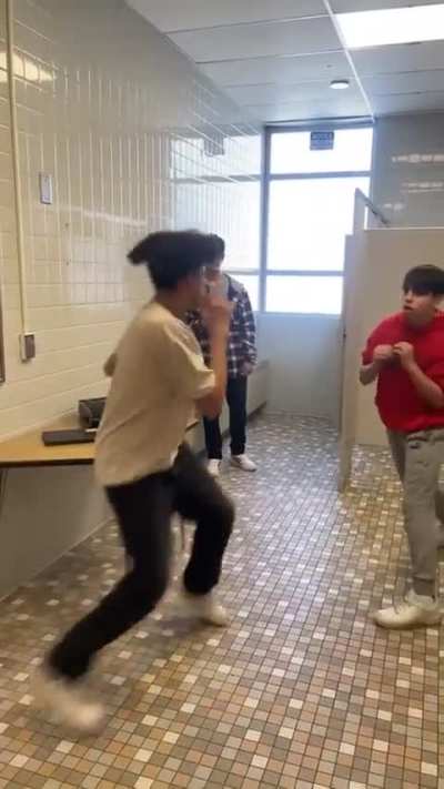 Boring school fight
