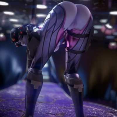 Widowmaker ass shake dancing
