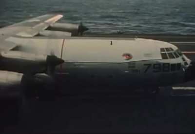 The C-130 currently holds the record of being the largest plane to ever land and takeoff from an aircraft carrier&hellip;