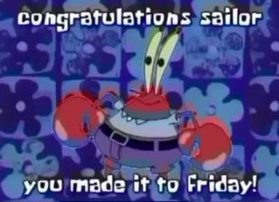 Tomorrow&rsquo;s Saturday!
