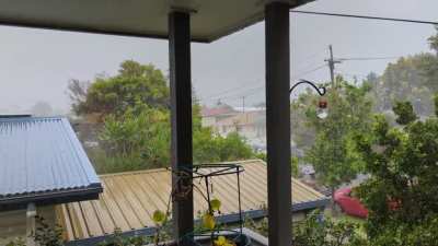 It's flooding here in Brisbane but I'm safe. It's been like this for days&hellip;