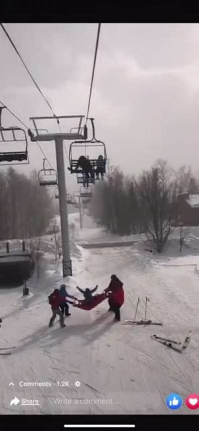 To catch the person as they fell.