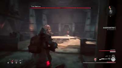 Harrow finished his ninja training the second time you meet him