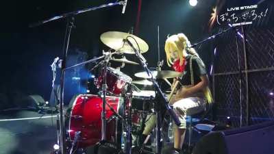 Live Stage "Ano Bando" &mdash; Nijika Drumming Side Cam Part 2