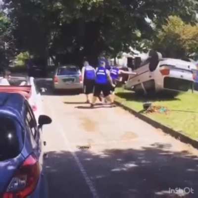 That&rsquo;s one way to clear traffic.