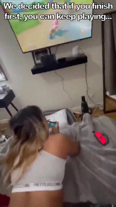Trying to throw off my sister&rsquo;s game.