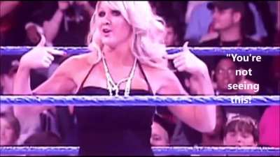 Jillian Hall teasing the fans