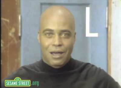 James Earl Jones was the first celebrity guest to appear on "Sesame Street". Here is a segment where he recites the alphabet, 1969.