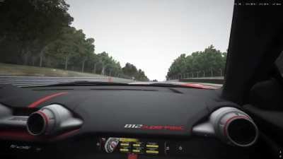 812 Superfast Gintani F1 exhaust Brands Hatch