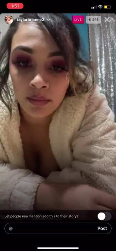 ig live nip slips (multiple clips)