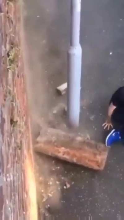 If that landed on his head...