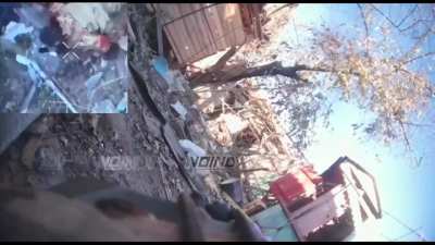 Side 2 Side Knife fight between Russian/Yakut and Ukrainian